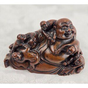 Budda Money-Mind Kapicitta Chinese Folk Collection Resin Casting Décor Figurine